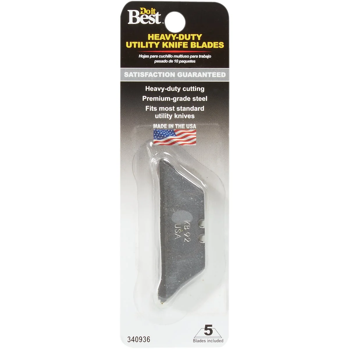 Exceptional Do it Heavy-Duty Utility Knife Blade 10-Pack Pure