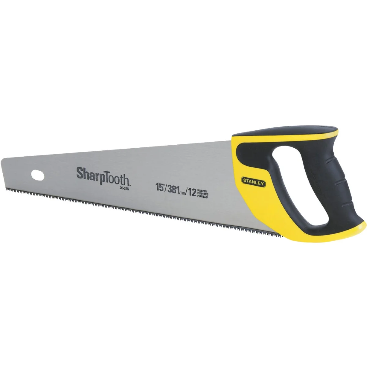Easy-to-Use Stanley 15 In. L. Blade 12 PPI Comfort Grip Handle Hand Saw Exclusive