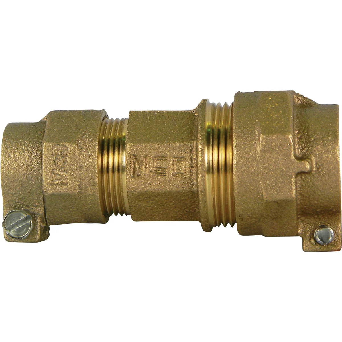 Convenient A Y McDonald 1 In. CTS x 1 In. CTS Brass Low Lead Connector Relaxed