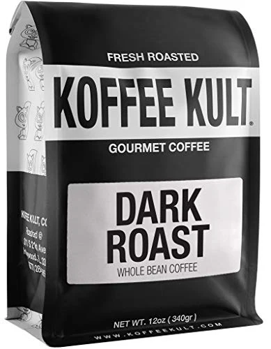 Durable Dark Roast Coffee Beans 12 Ounce Refined