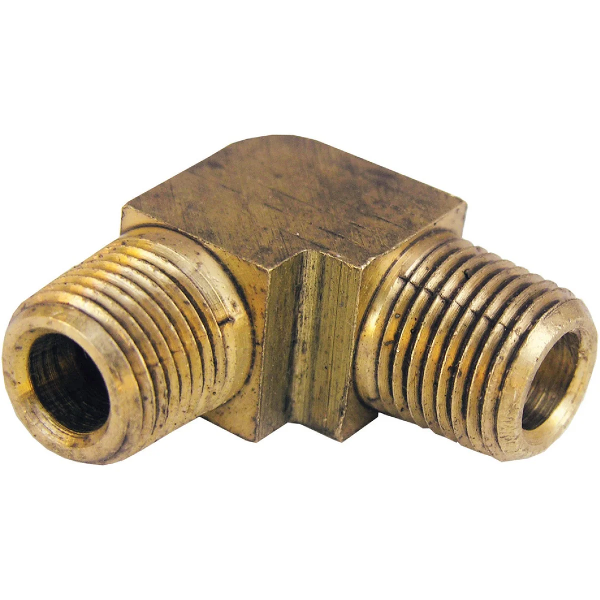 Artisan Lasco 1 8 In. MPT x 1 8 In. MPT 90 Deg. Brass Elbow 1 4 Bend Elite