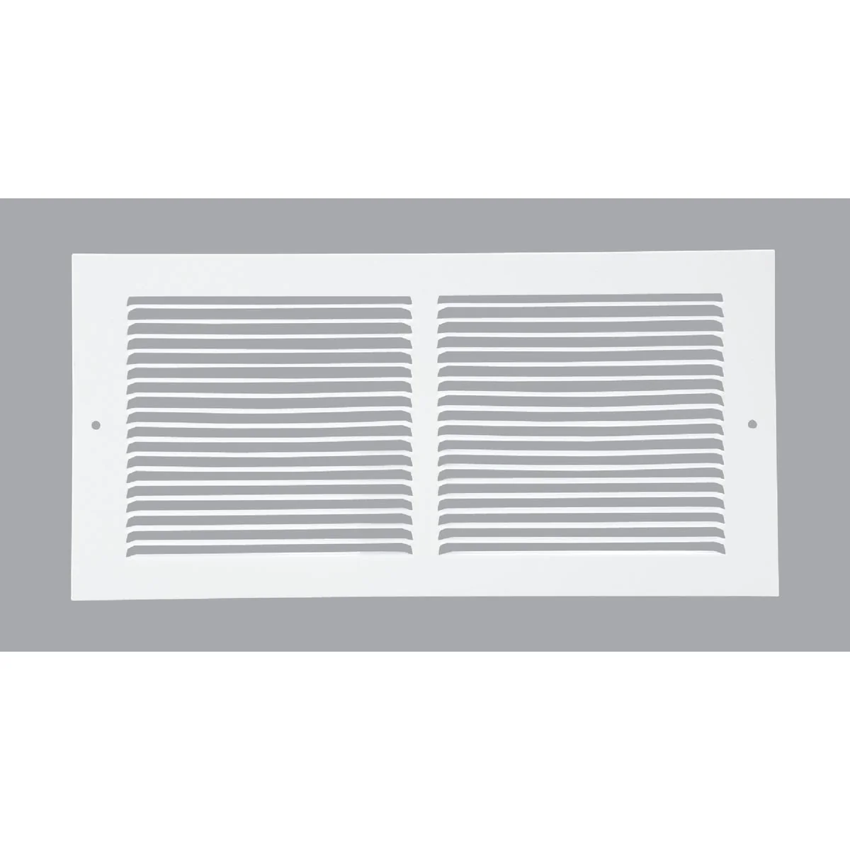 Eco-Friendly Home Impressions 6 In. x 14 In. White Steel Baseboard Grille Crafted