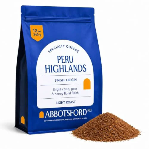 Environmentally Friendly Peru Highlands Ground Coffee 12 Ounce Pure
