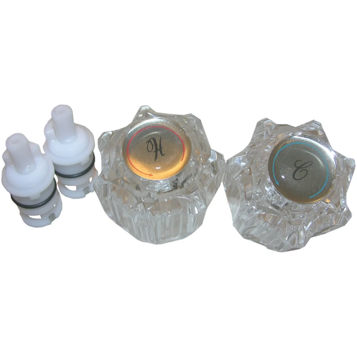 World-Class Lasco Delta Small Plastic Handles Fits Delta Delex Tub Shower Handle Kit Premium Material