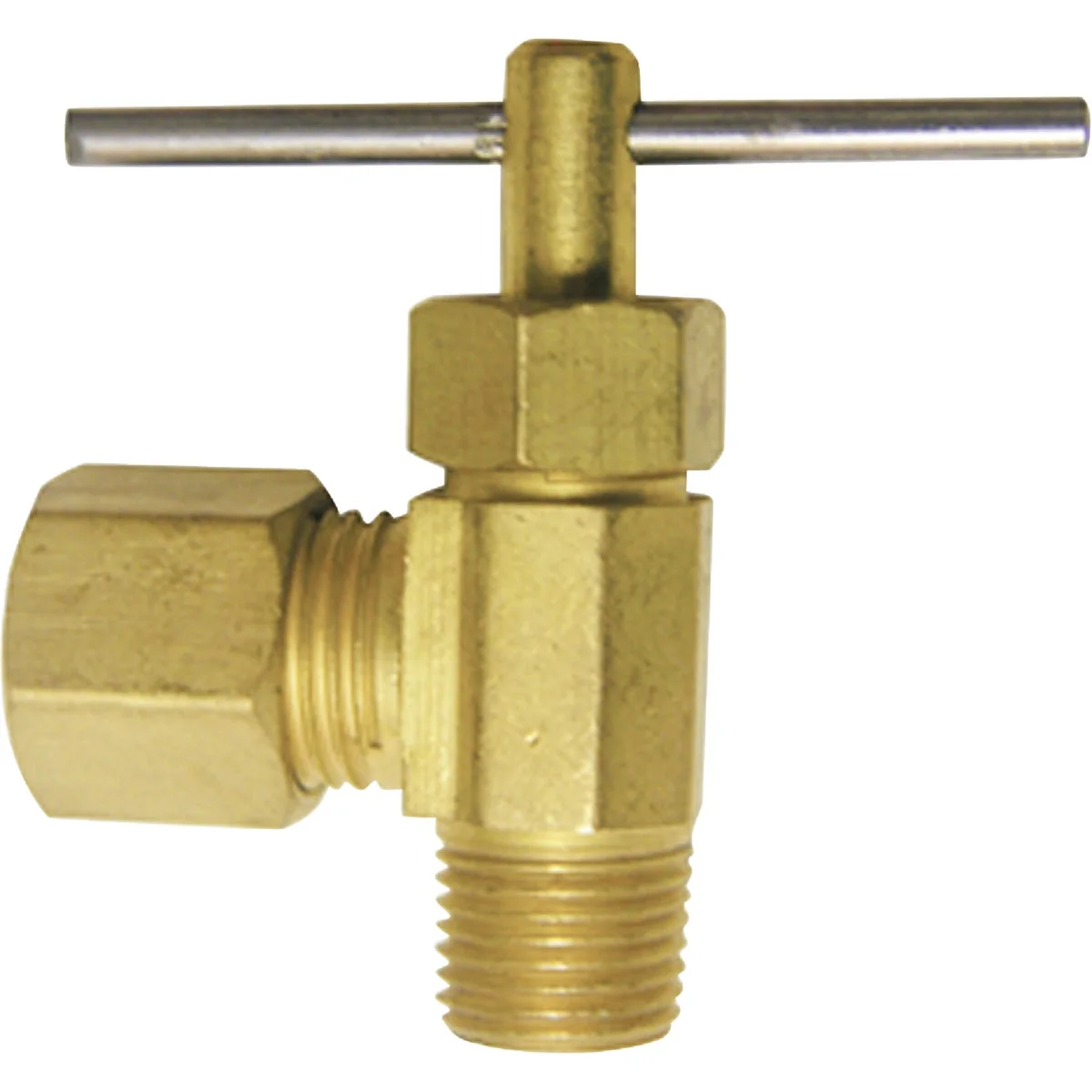 Carefully Designed Lasco 1 4 In. C x 1 4 In. MIP Brass Angle Needle Valve Proven