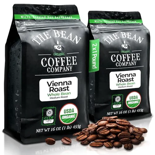Selected The Bean Organic Coffee Co. Vienna Roast 32 Ounce Classic