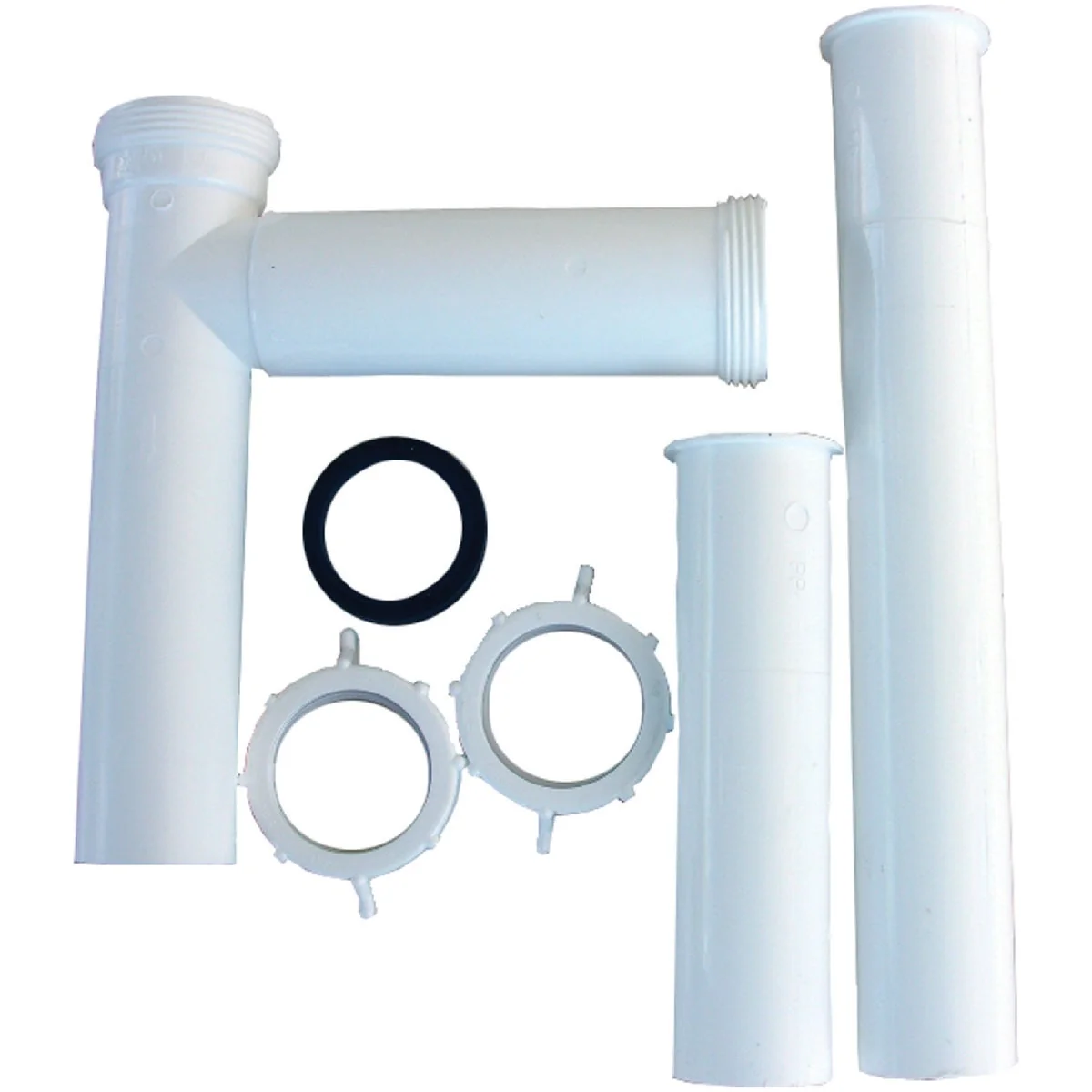 Effective Lasco 1-1 2 In. OD x 16 In. White Plastic Disposer Drain Kit High-Grade