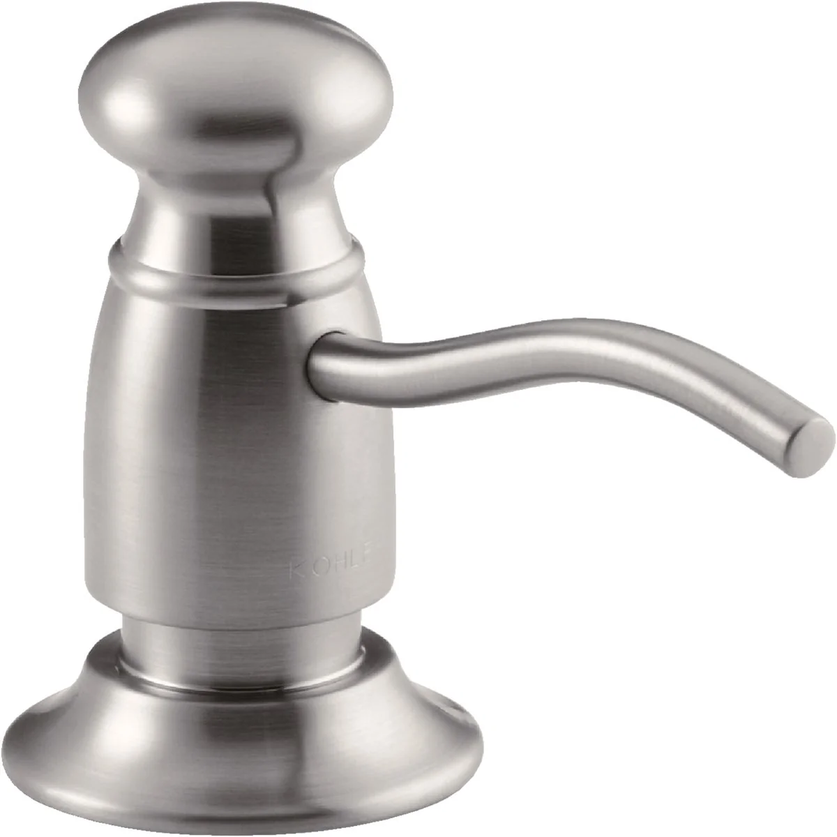 Fast Kohler Lotion Soap Dispenser with Traditional Design in Vibrant Stainless Finish Contemporary