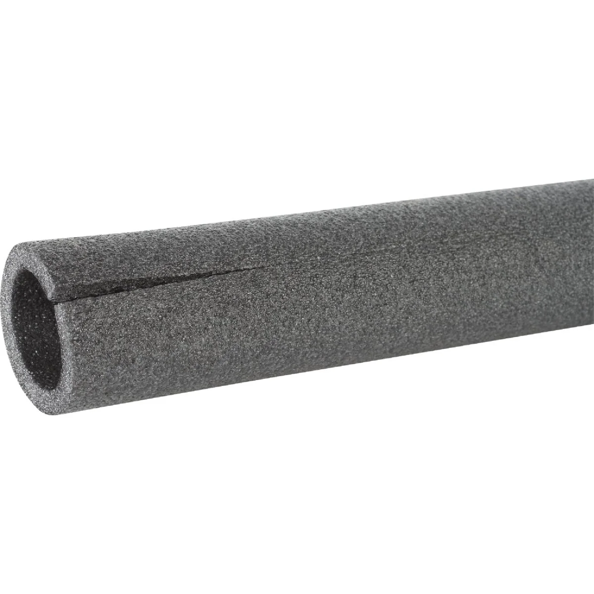 Enhanced Tundra 1 2 In. Wall Semi-Slit Polyethylene Pipe Insulation Wrap 1-1 2 In. x 6 Ft. Fits Pipe Size 1-1 2 In. Iron Secure
