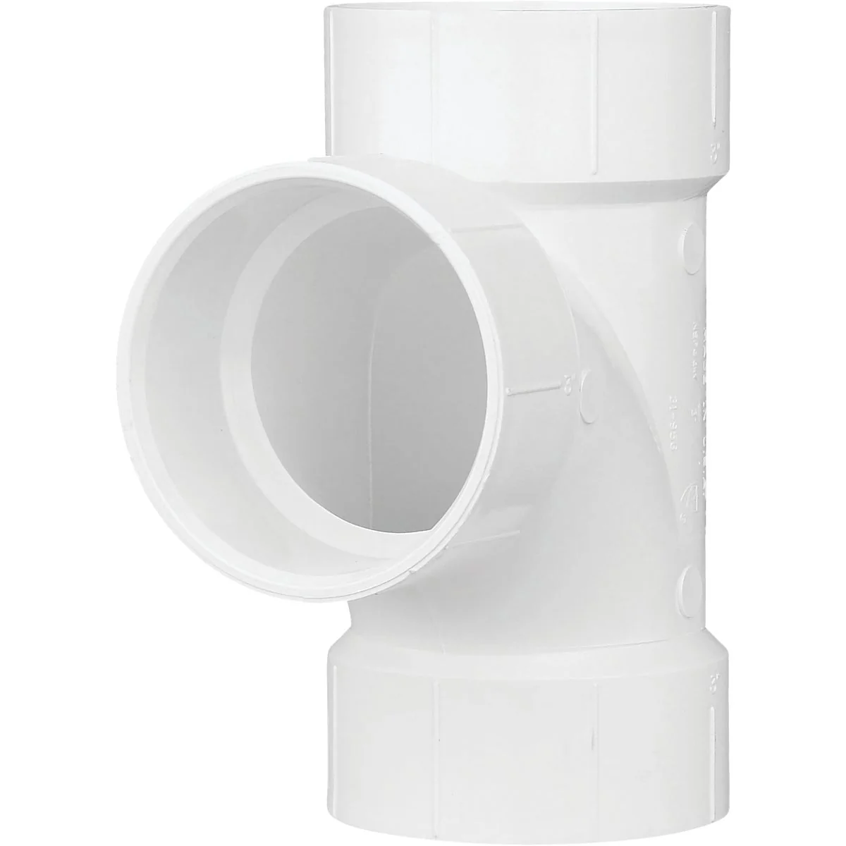 Green Charlotte Pipe 3 In. Schedule 40 Sanitary PVC Tee Dependable