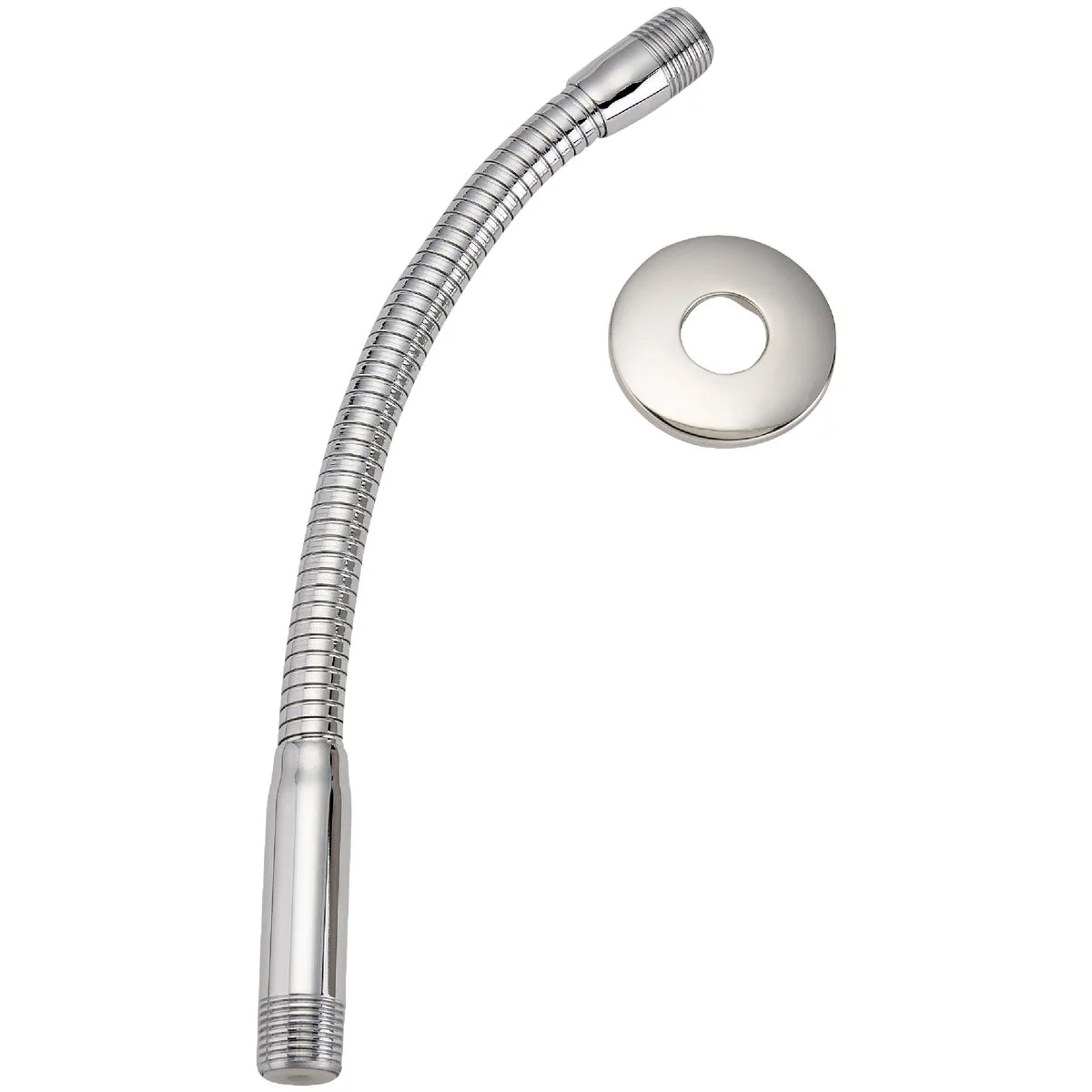 Exceptional Do it 11-1 2 In. Chrome Flexible Shower Arm with Flange Environmentally Friendly