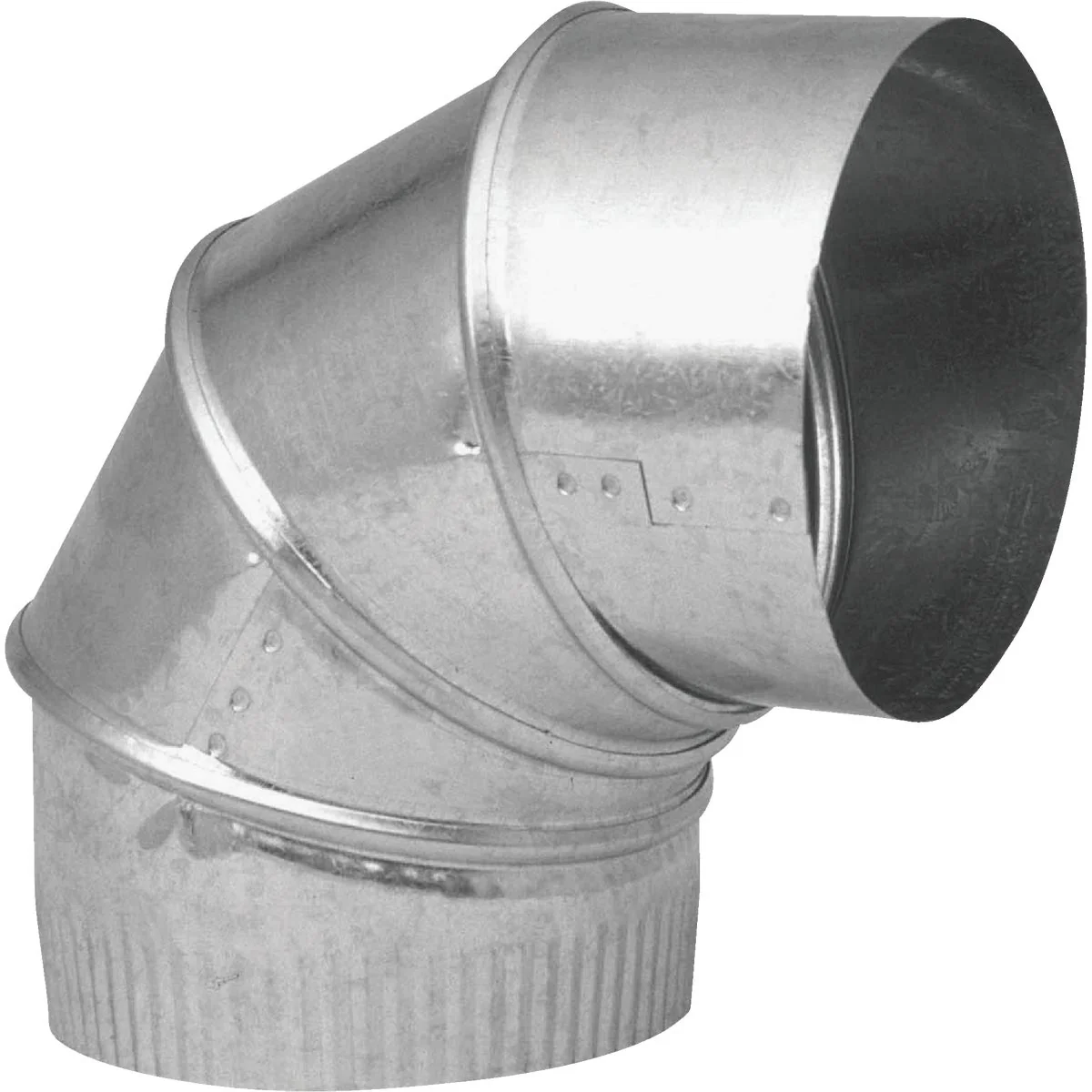 Quality Imperial 30 Ga. 8 In. Galvanized Adjustable Elbow High-Performance