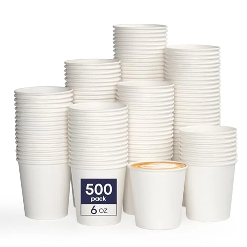 Reliable 500 Count 6 oz Paper Cups 55.99 Count Lightweight