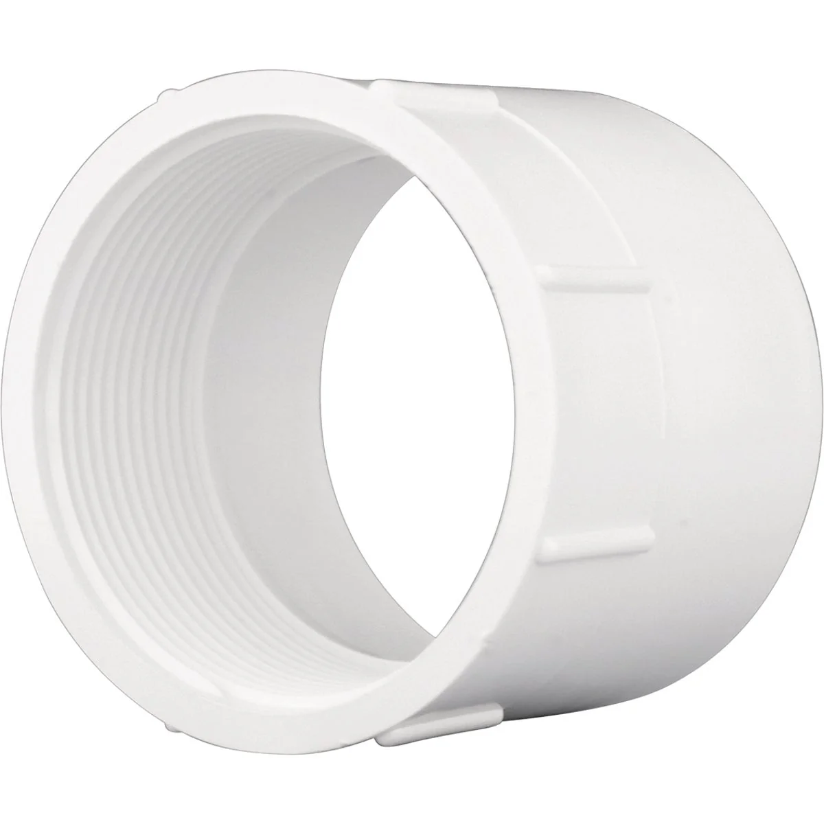 Excellent Charlotte Pipe Schedule 30 DWV 3 In. FIP PVC Adapter Natural