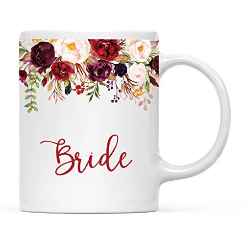 Prestigious 11oz. Wedding Ceramic Coffee Tea Mug Gift Crafted