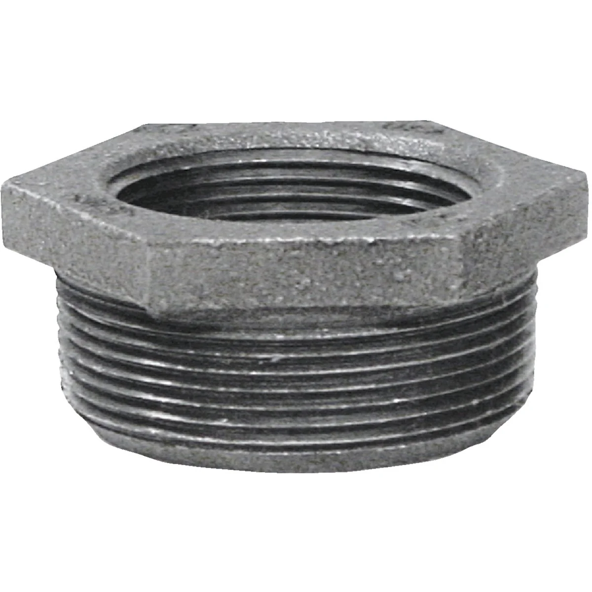 Superior Anvil 1 In. x 3 4 In. Hexagon Black Iron Bushing Trusted