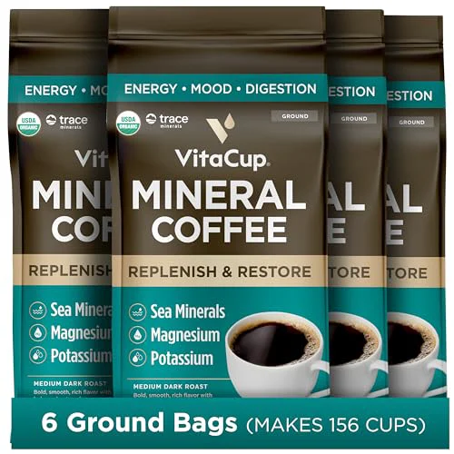 Modern Mineral Medium Dark Roast Ground Coffee 60 Ounce Responsible