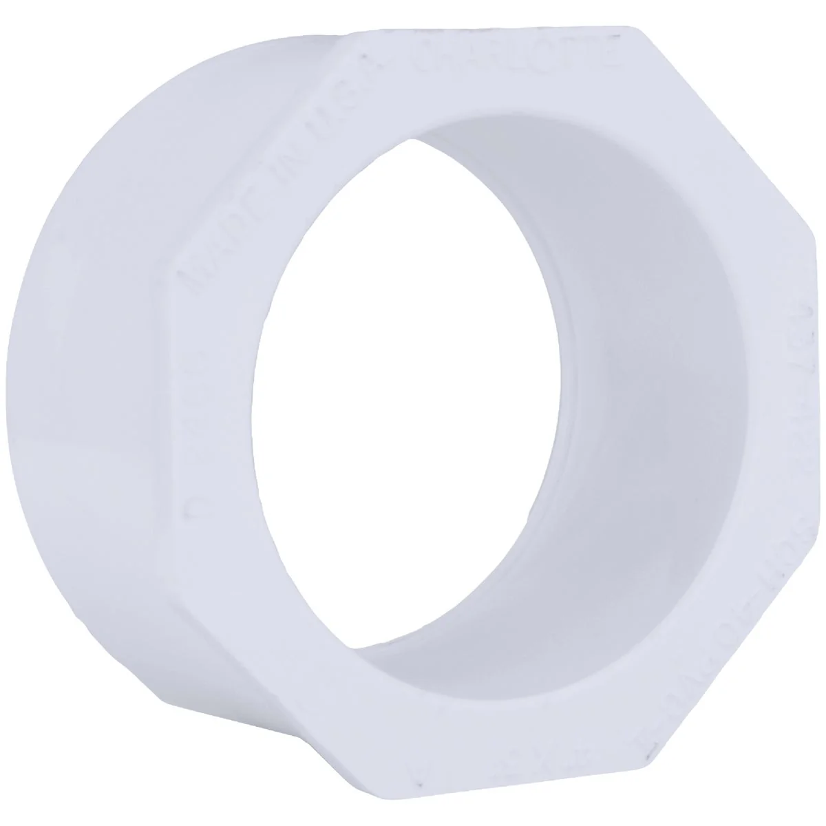 Consistent Charlotte Pipe 4 In. SPG x 3 In. Slip Schedule 40 PVC Bushing Flexible