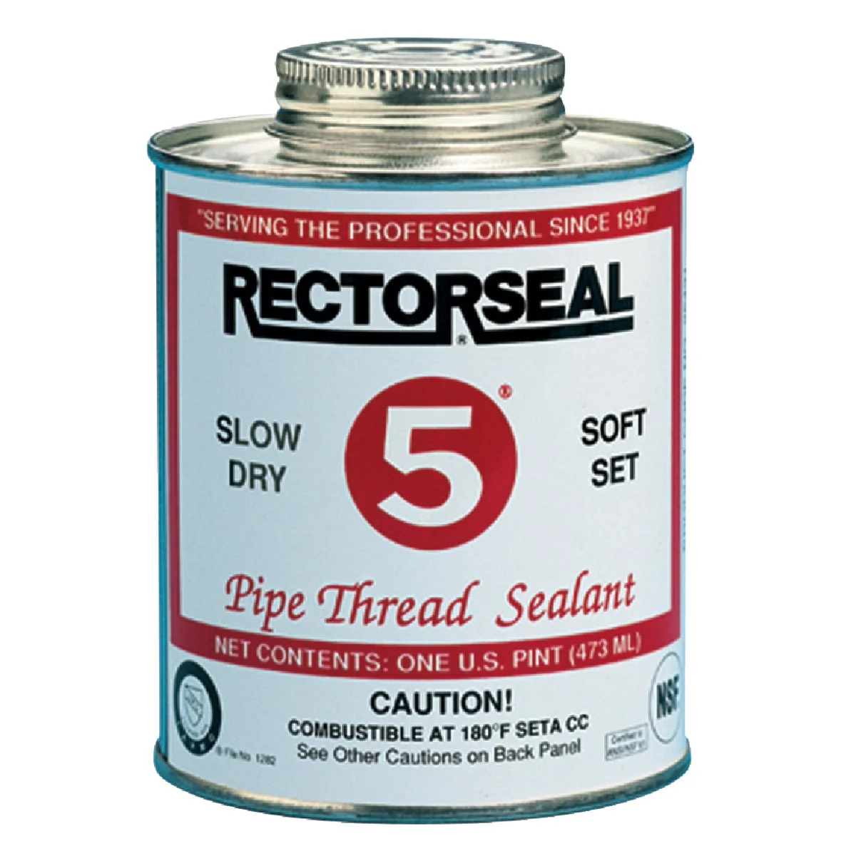 Certified RectorSeal No. 5 4 Fl. Oz. Yellow Pipe Thread Sealant Sustainable