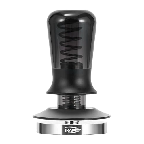 Carefully Designed 53mm Semi Transparent Coffee Tamper for Espresso Clean