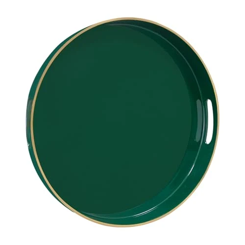 Sophisticated 13 Dark Green Decorative Tray Comfortable