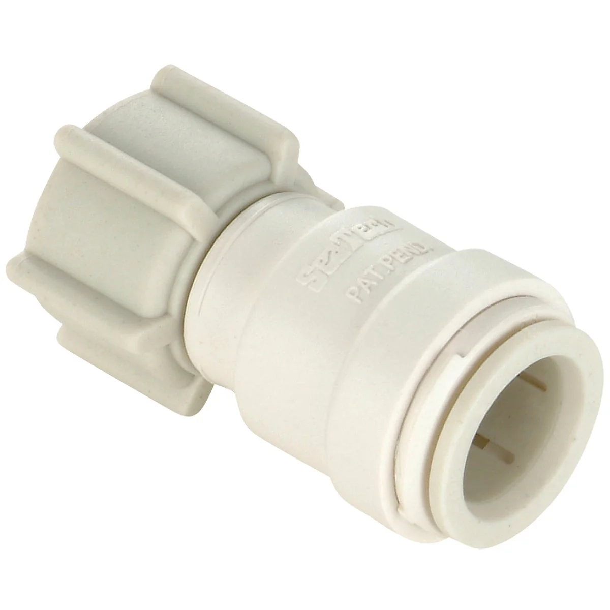 Natural Watts 1 2 In. CTS x 1 2 In. FPT Quick Connect Swivel Plastic Connector Smooth