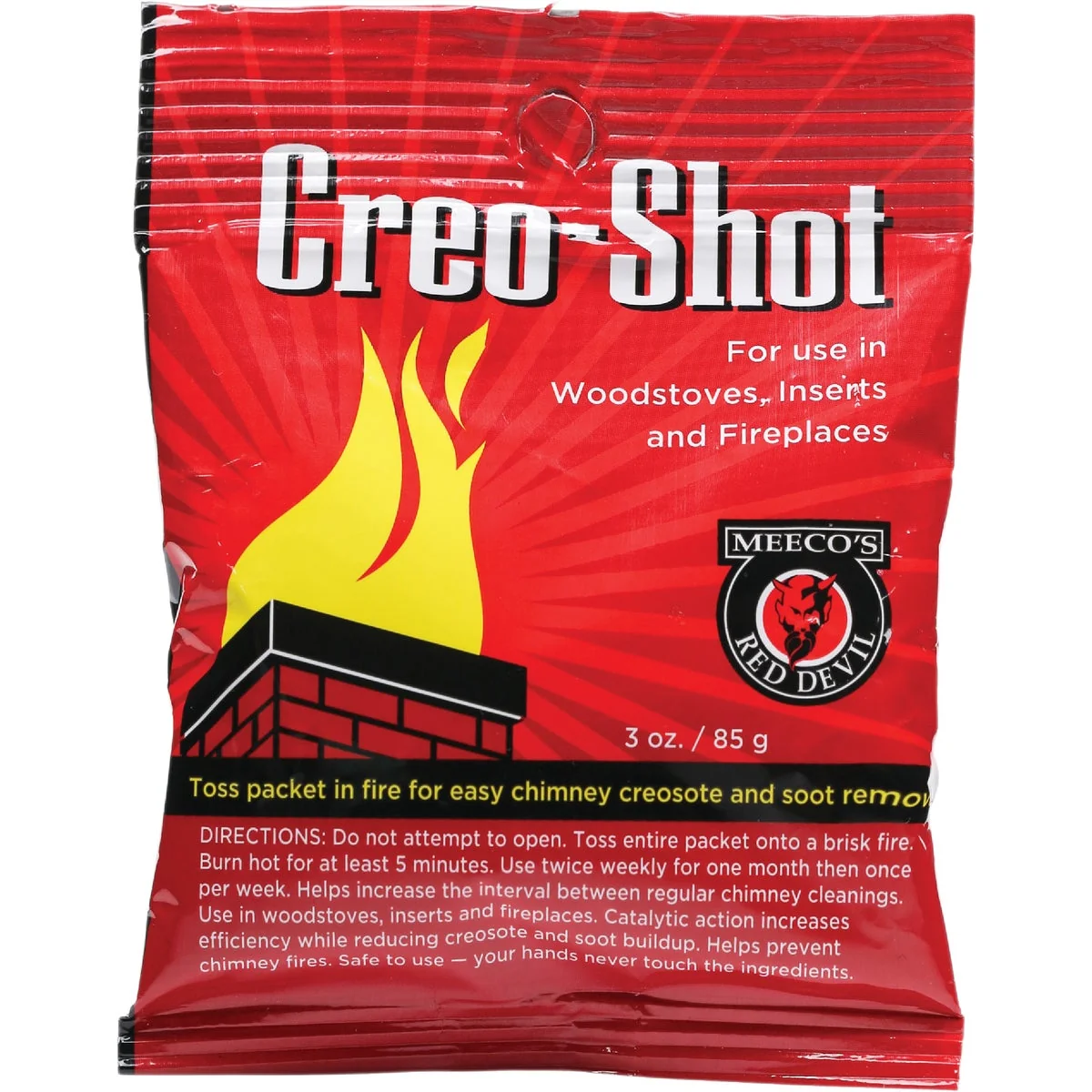 Proven Meeco’s Red Devil Creo-Shot 3 Oz. Toss-In Tube Creosote Remover Fine Crafted