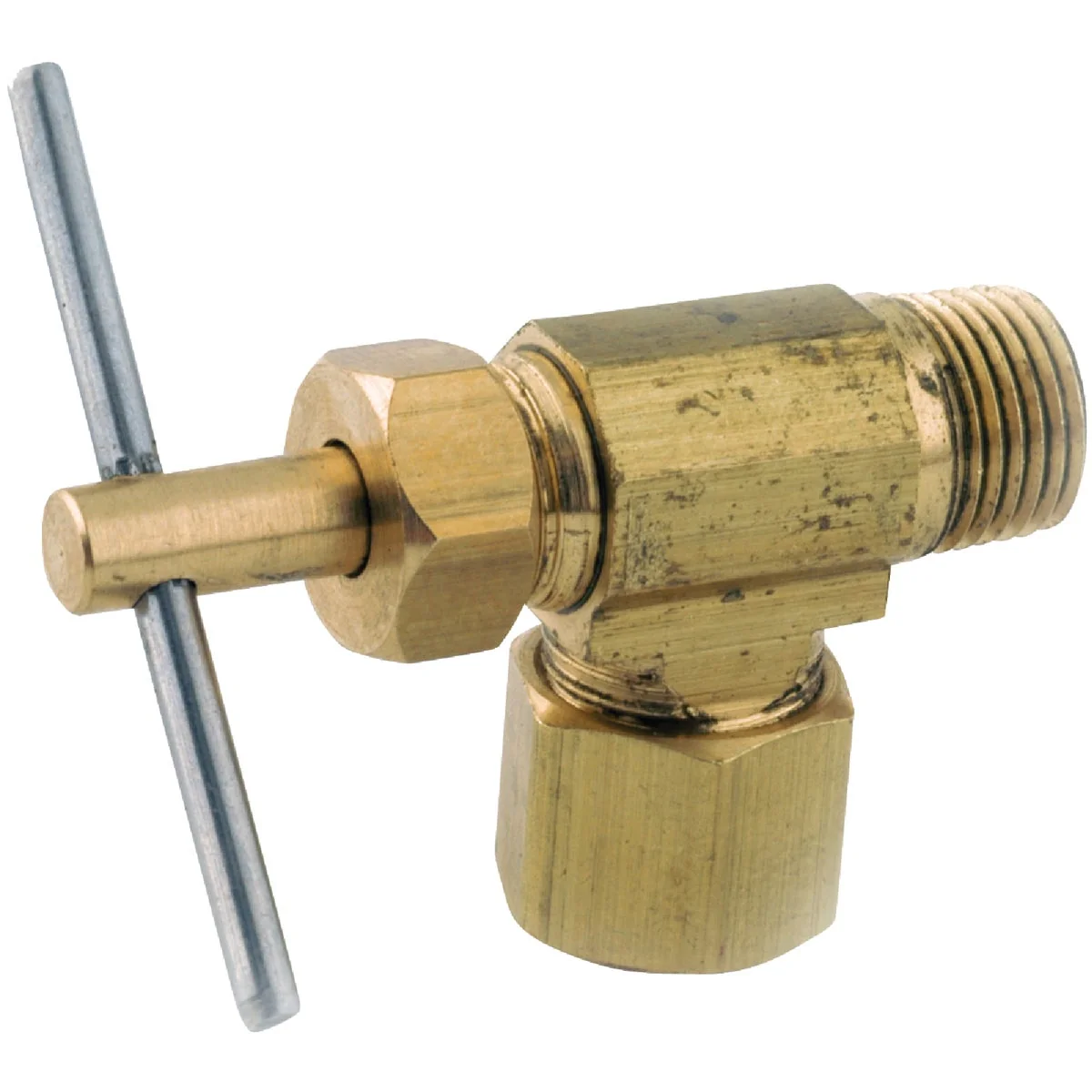 Sustainable Anderson Metals 1 8 In. MIP X 1 4 In. OD Tube Needle Angle Valve High-Quality