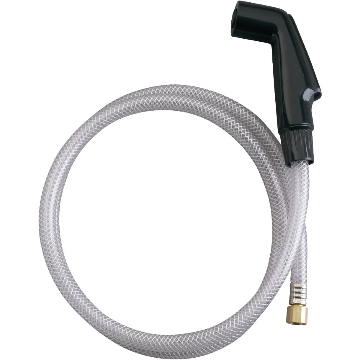 Secure Kohler 1 4 In. X 18 Thread NPSM 50 In. Black Side Sprayer Hose Assembly Next-Generation