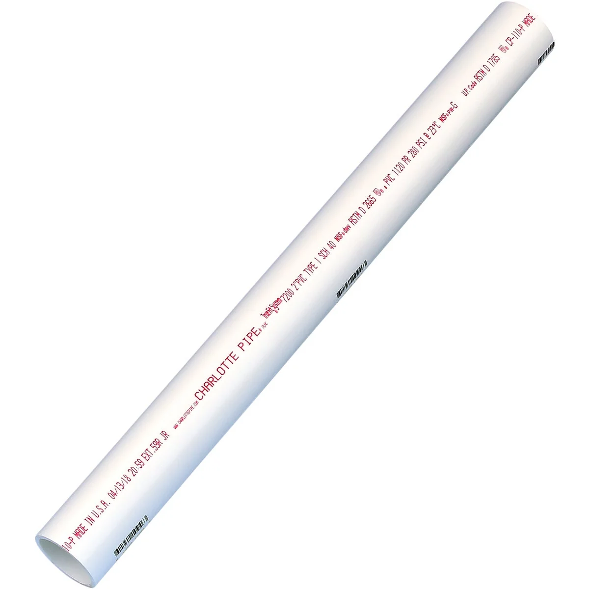 Secure Charlotte Pipe 2 In. x 2 Ft. Schedule 40 PVC-DWV Cellular Core Pipe Advanced