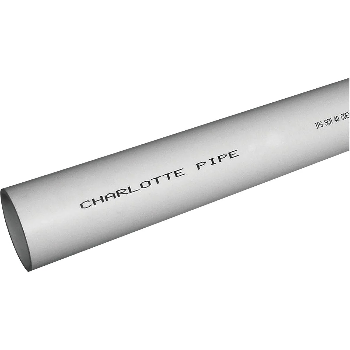 Quality Charlotte Pipe 4 In. x 5 Ft. Schedule 40 PVC-DWV Cellular Core Pipe Durable