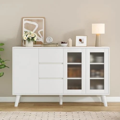 High-End Farmhouse Buffet Cabinet High-Grade