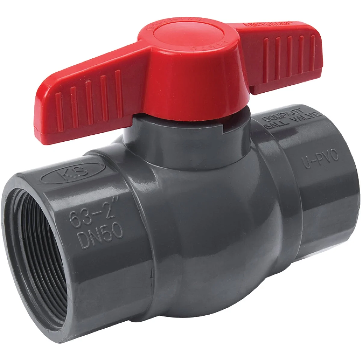 Dependable ProLine 2 In. FIP X 2 In. FIP PVC Quarter Turn Ball Valve Eco-Friendly
