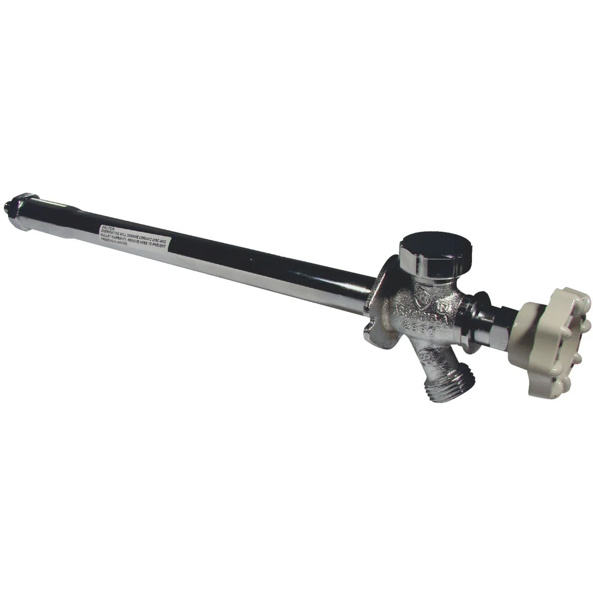 Recyclable ProLine QuarterMaster 1 2 In. PEX Connection x 6 In. Anti-Siphon Frost Wall Hydrant Contemporary