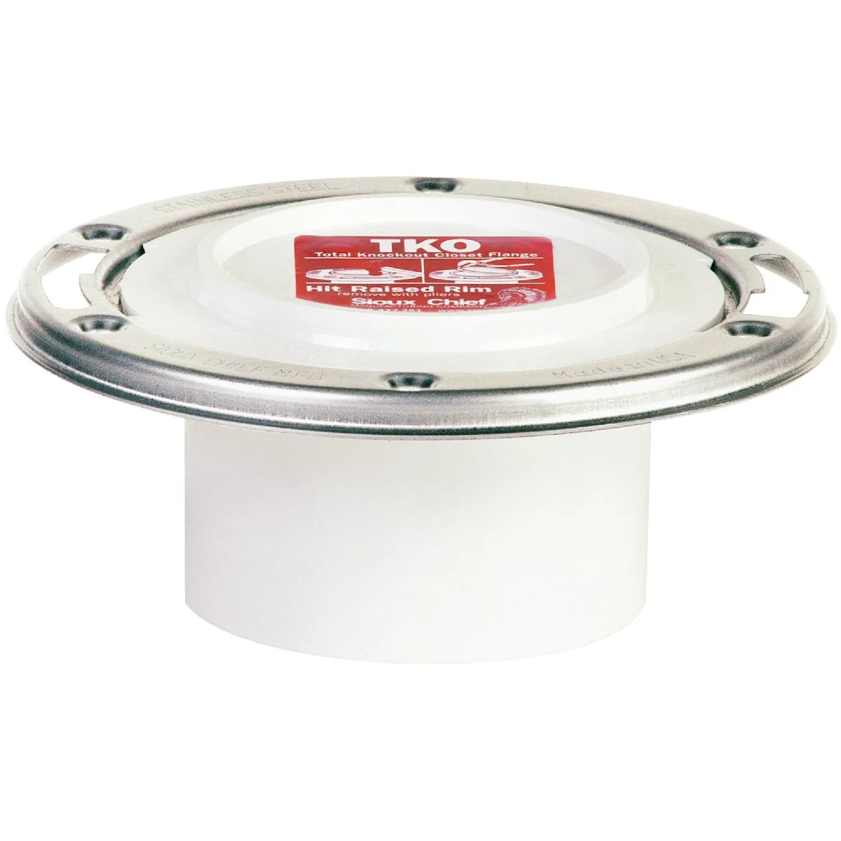 Artisan Sioux Chief 4 In.x 3 In. Schedule 40 DWV PVC Closet Flange Eco-Friendly