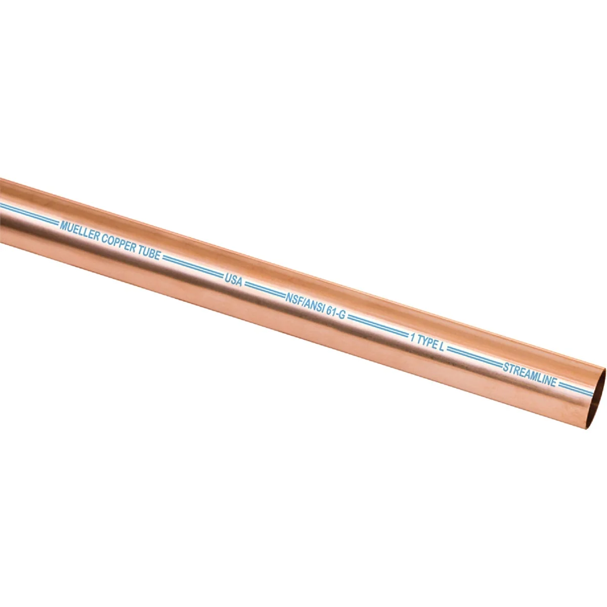 Specialty Mueller Streamline 3 4 In. ID x 20 Ft. Type L Copper Pipe Organic