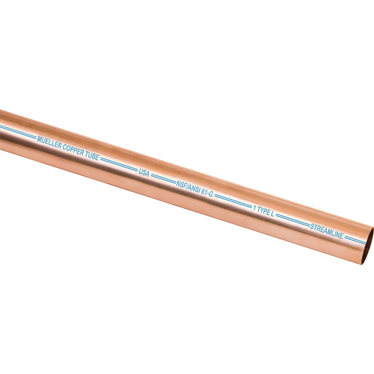 Versatile Mueller Streamline 1 2 In. ID x 20 Ft. Type L Copper Pipe Contemporary