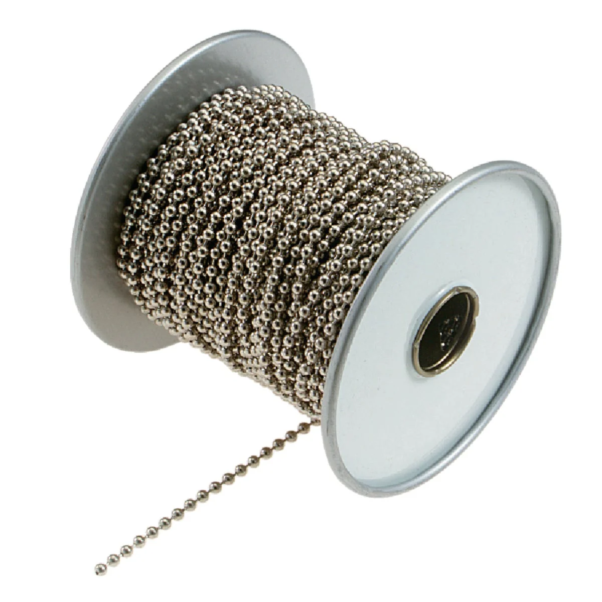 Premium Lucky Line 10 100 Ft. Nickel Finished Stainless Steel Ball Chain Crafted