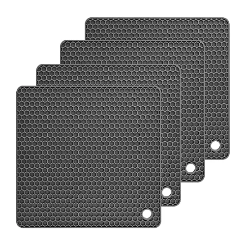 Smooth Silicone Trivets Mats Flexible
