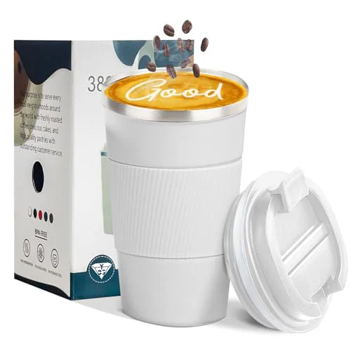 Luxury Insulated Travel Coffee Mug Easy-to-Use