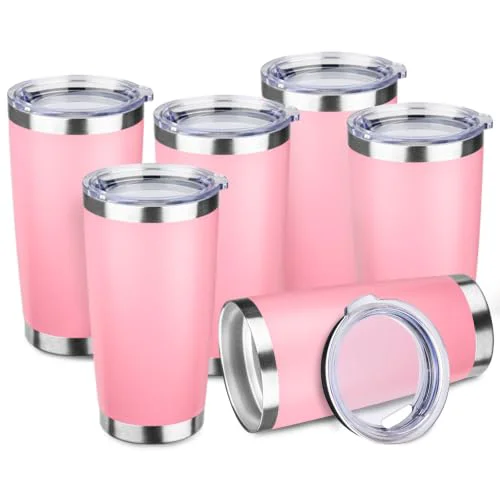 Luxury 6 Pack 20oz Stainless Steel Travel Coffee Tumbler Official
