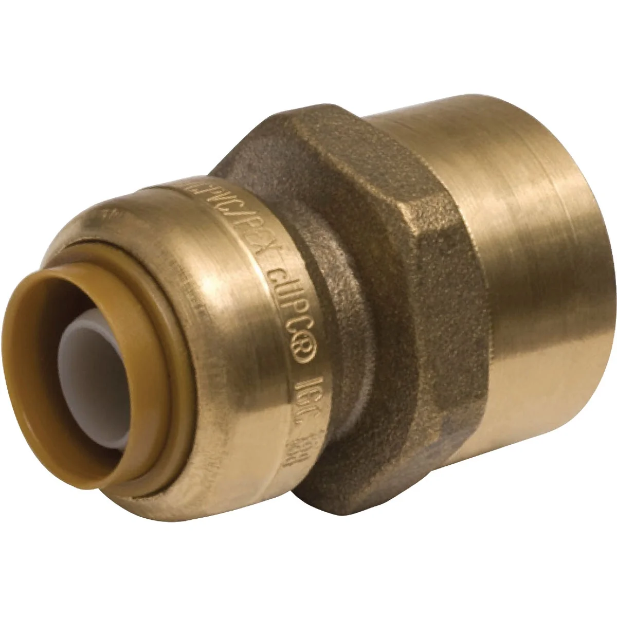 Reliable SharkBite 3 8 In. 1 2 in. OD x 1 2 In. FNPT Reducing Brass Push-to-Connect Female Adapter Contemporary