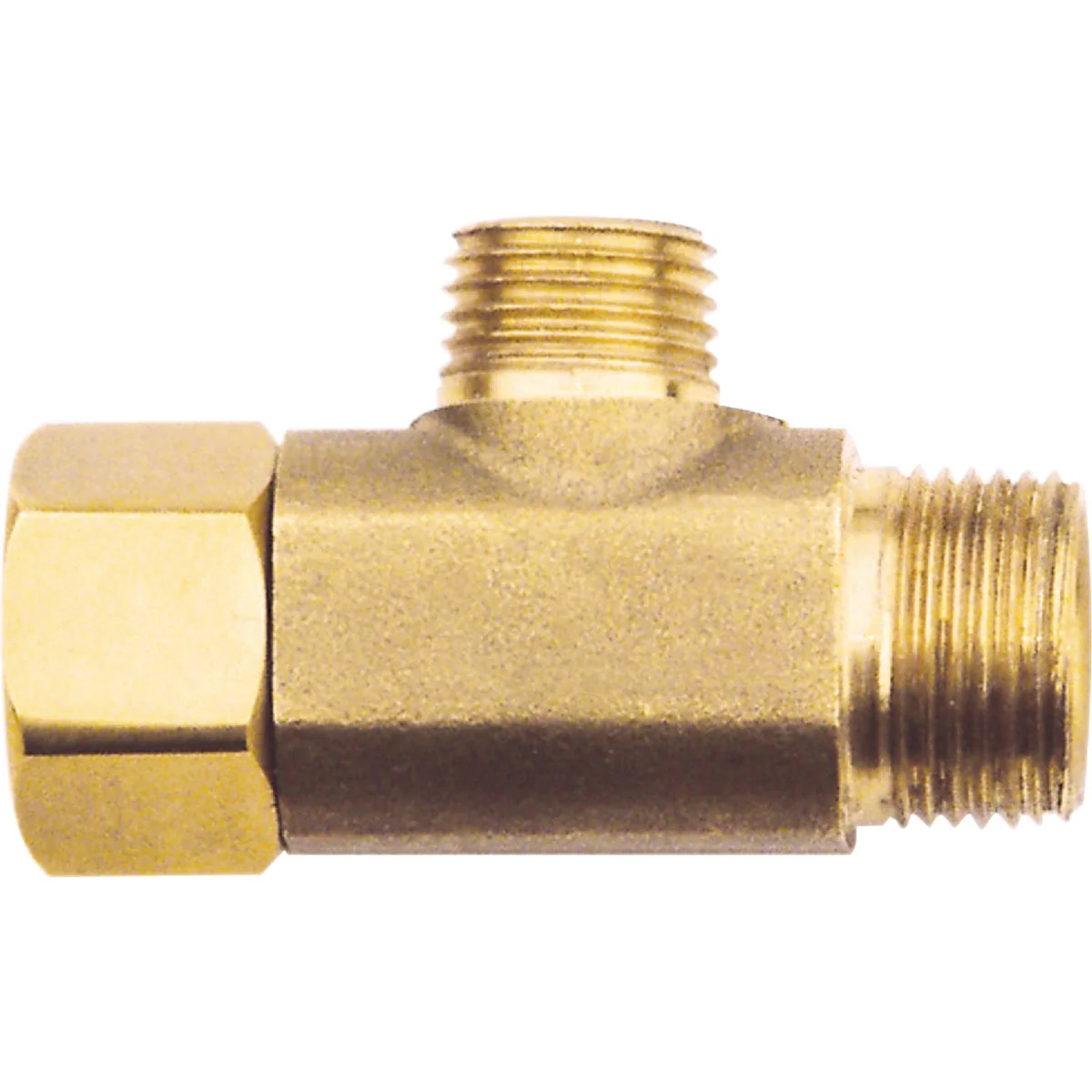 Easy-to-Use Do it 1 2 In. FIP x 1 2 In. MIP x 1 4 In. OD Brass Extender Tee Durable