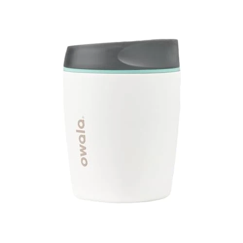 Long-Lasting SmoothSip Insulated Travel Coffee Cup 10 oz Cloudscape Easy-to-Use