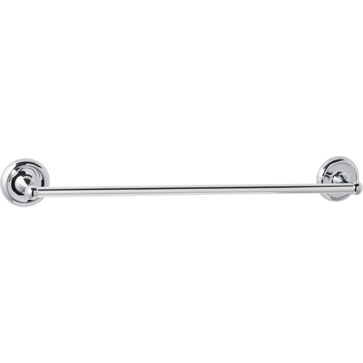 Relaxed Home Impressions Aria Series 24 In. Polished Chrome Towel Bar Green