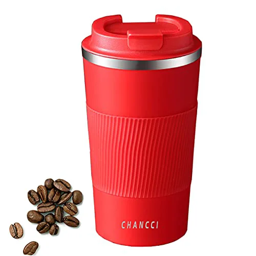 Elite Travel Coffee Mug Spill Proof Leakproof 16 oz Insulated Coffee Mug with Screw Lid Comfortable