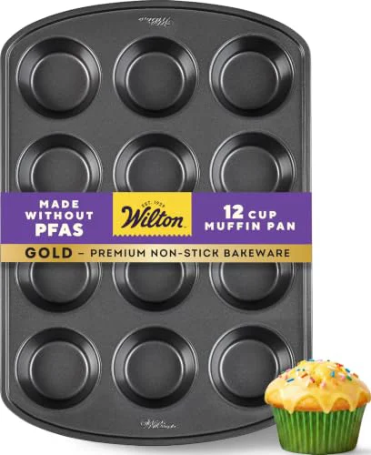 Superior Gold Non Stick Muffin Pan Versatile