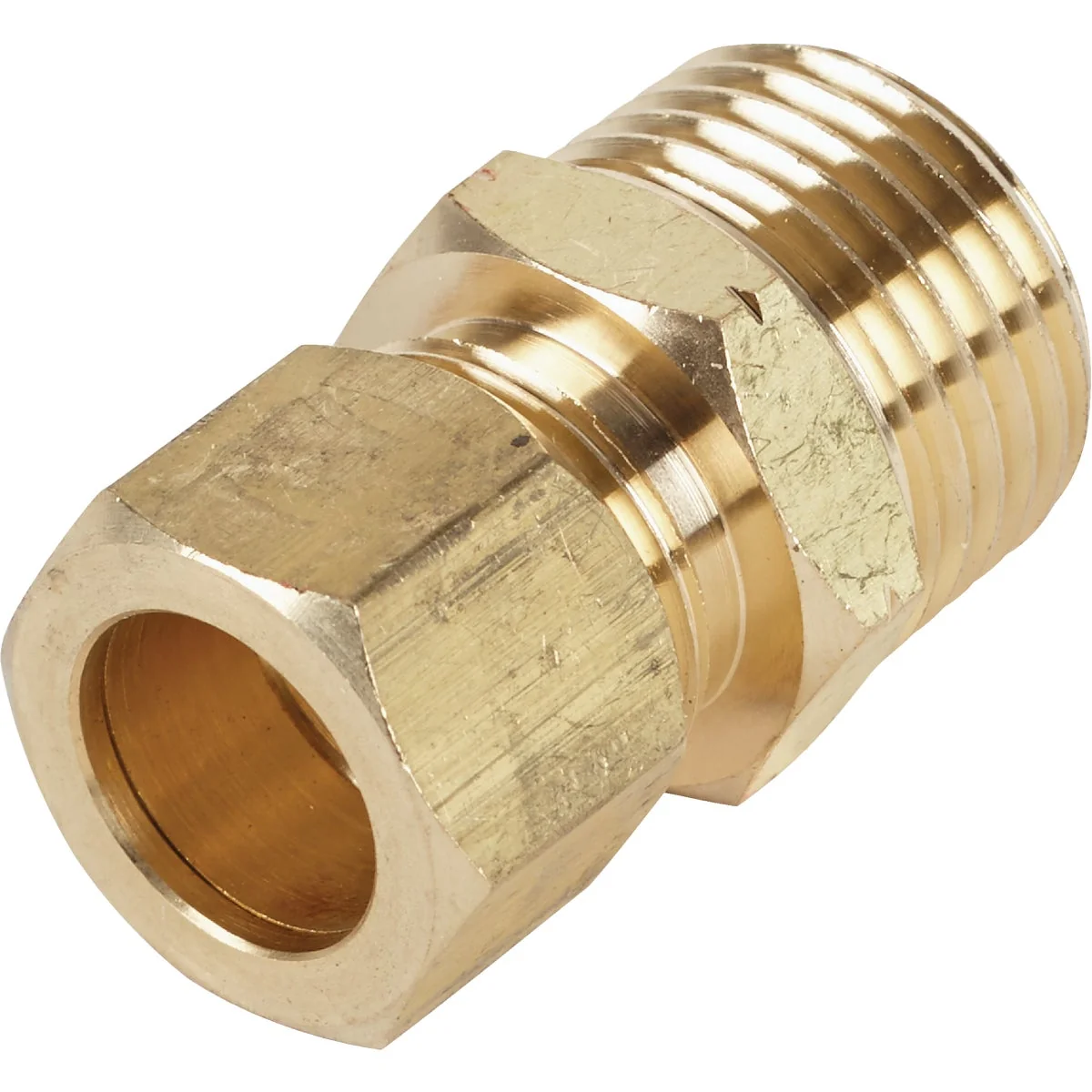 Next-Generation Do it 1 2 In. x 1 2 In. Brass Male Union Compression Adapter Elegant