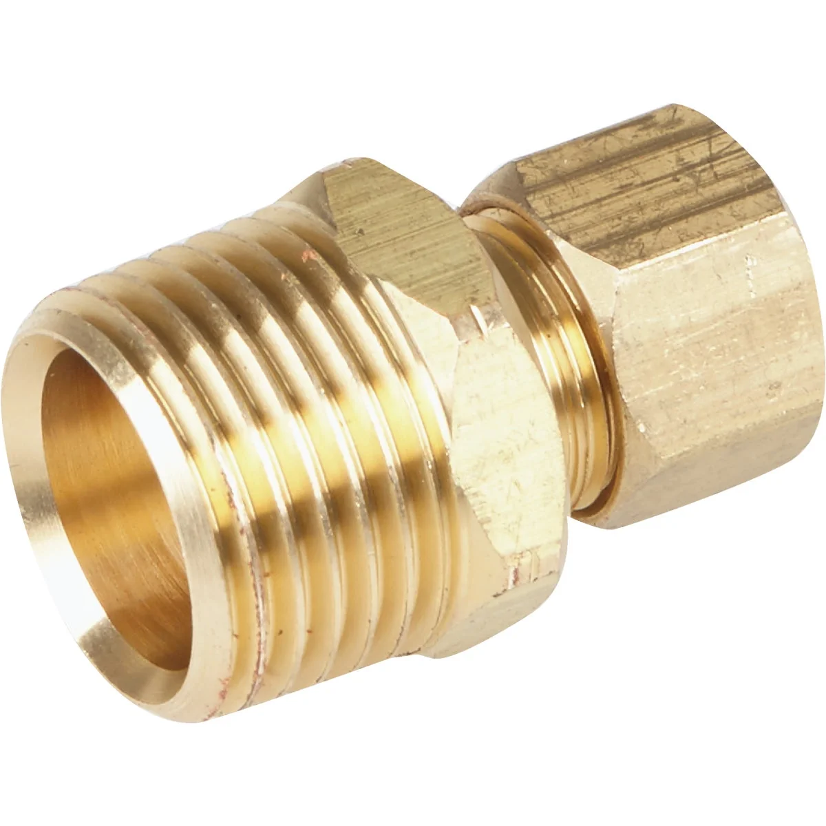 Outstanding Do it 3 8 In. x 1 2 In. Brass Male Union Compression Adapter Certified