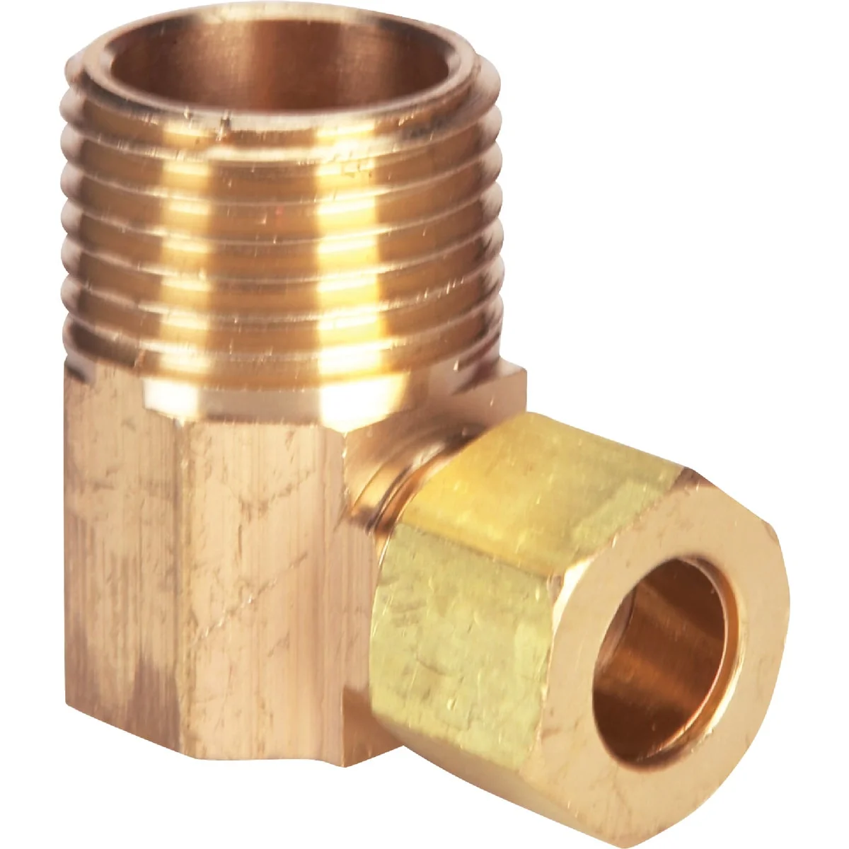 User-Friendly Do it 3 8 In. x 1 2 In. Male 90 Deg. Low Lead Compression Brass Elbow 1 4 Bend Crafted